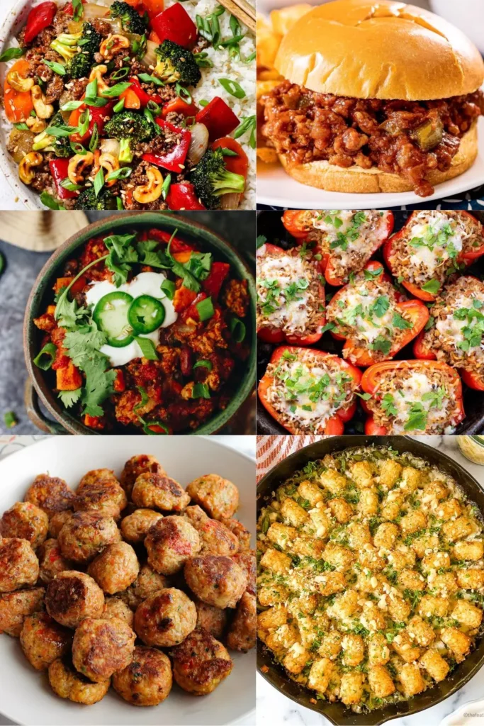 Ground Turkey Dinners