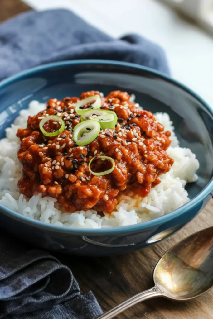 Ground Turkey Recipe (Korean-Style)