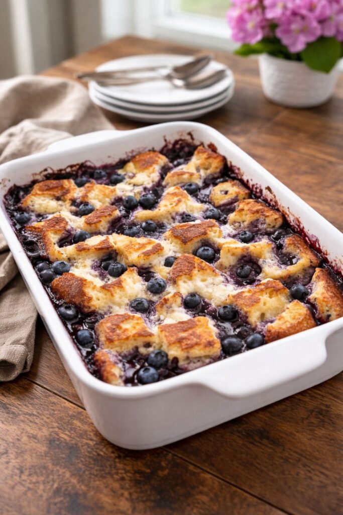 Blueberry French Toast Casserole