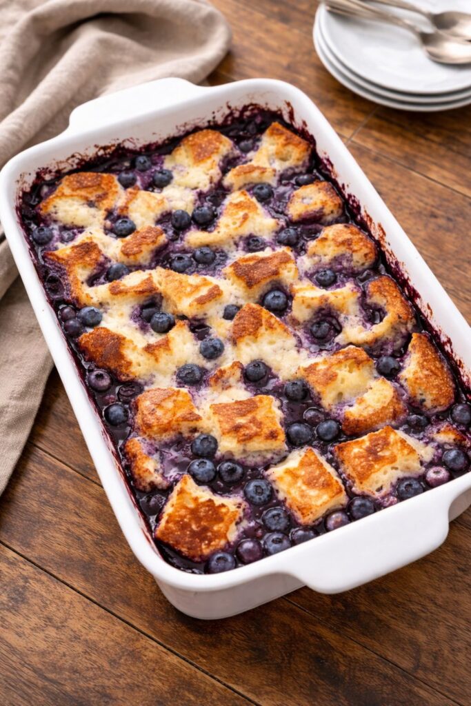 Blueberry French Toast Casserole