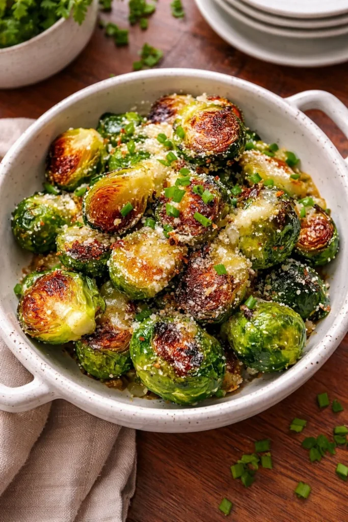 Garlic Parmesan Air Fryer Broccoli
