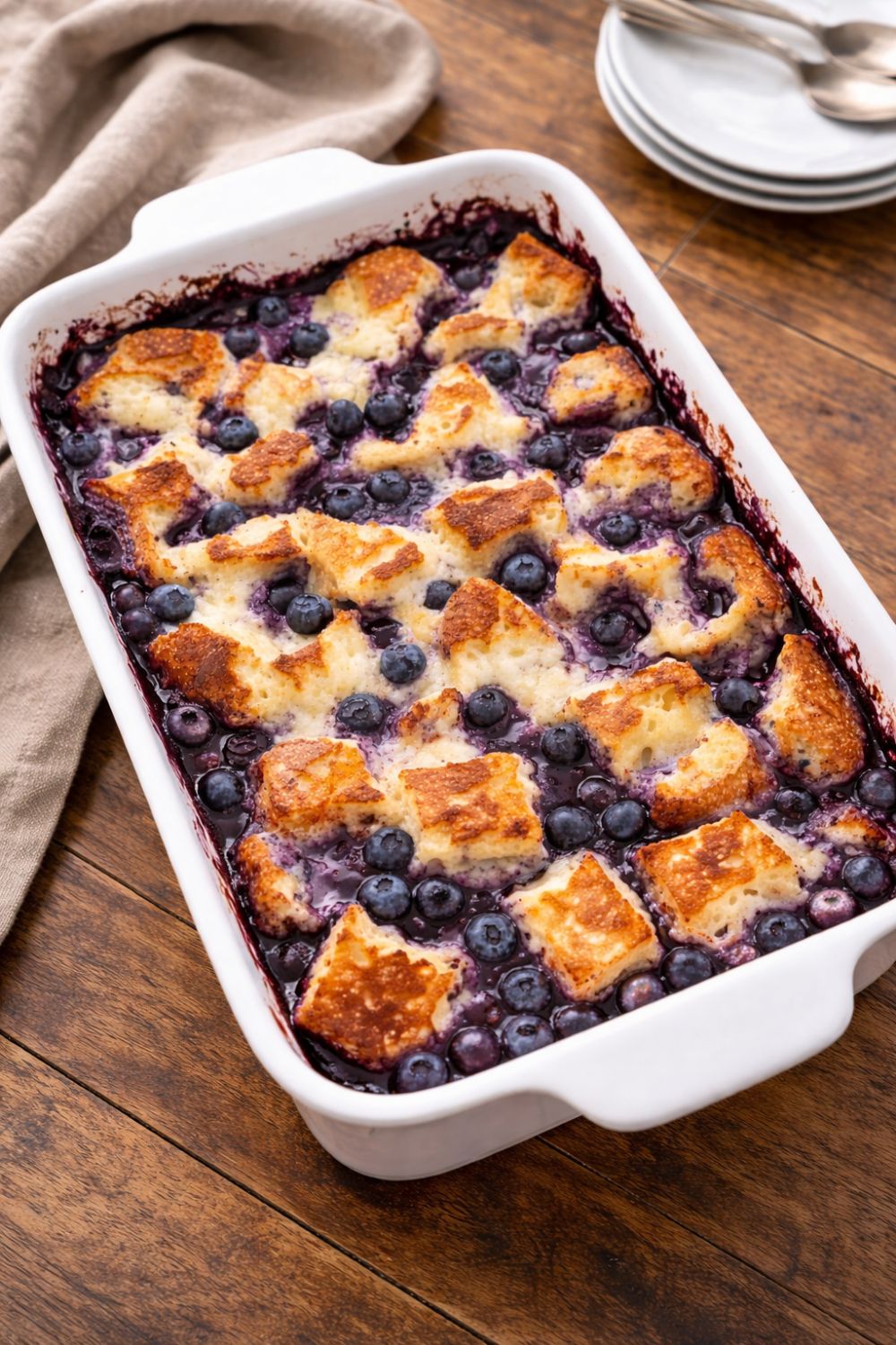 Blueberry French Toast Casserole